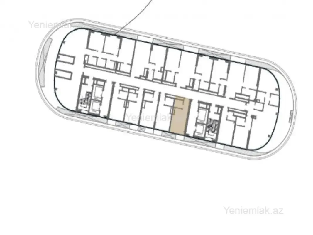 Satılır 1 otaqlı yeni tikili 31.85 m²