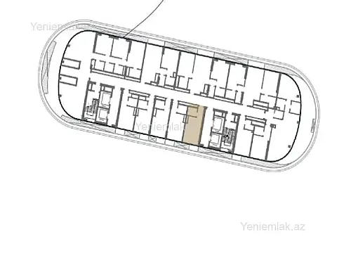 Satılır 1 otaqlı yeni tikili 31.85 m² — Bakı, Sabunçu 1 otaq 31.85 m²