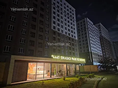 Satılır 1 otaqlı yeni tikili 52.5 m² — Bakı, Binəqədi 1 otaq 52.50 m²
