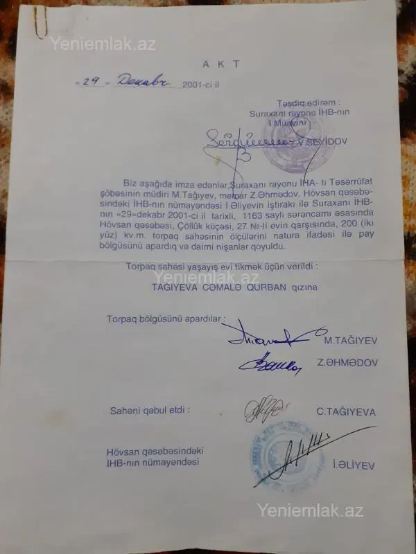 Satılır 3 otaqlı həyət evi 65 m²