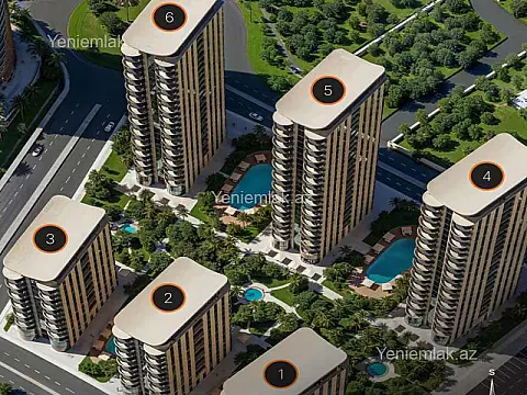 Satılır 2 otaqlı yeni tikili 61.2 m² — Bakı, Sabunçu 2 otaq 61.20 m²