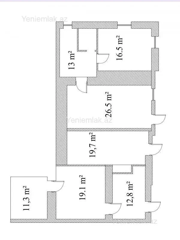Satılır 6 otaqlı obyekt 120 m²
