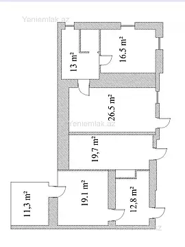 Satılır 6 otaqlı obyekt 120 m² — Bakı, Səbail 6 otaq 120.00 m²