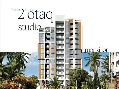 Satılır 2 otaqlı yeni tikili 66.8 m² — Bakı, Binəqədi 2 otaq 66.80 m²