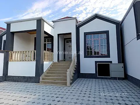 Satılır 3 otaqlı həyət evi 100 m² — Abşeron 3 otaq 100.00 m²