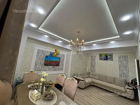 Satılır 2 otaqlı yeni tikili 75 m² — Xırdalan 2 otaq 75.00 m²