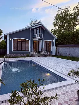 Satılır 4 otaqlı həyət evi 110 m² — Qəbələ 4 otaq 110.00 m²