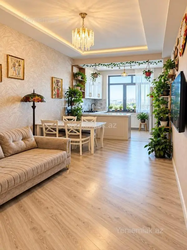 Satılır 2 otaqlı yeni tikili 47.5 m²