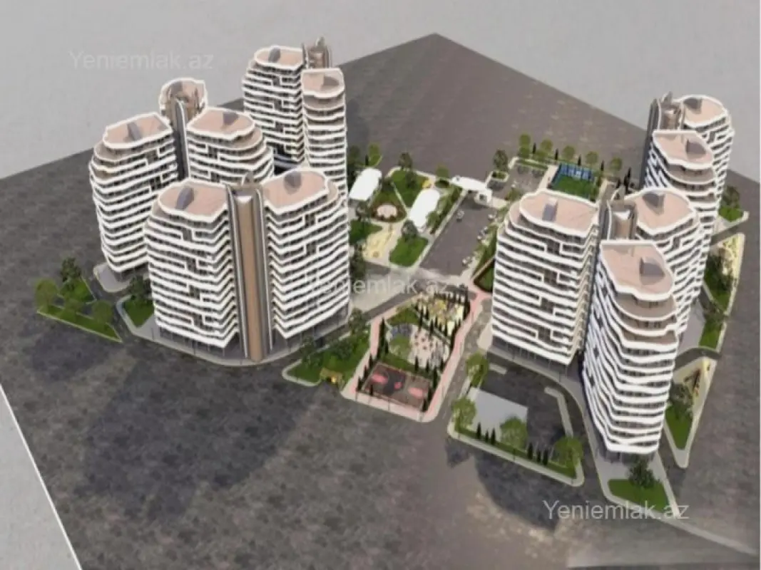 Satılır 1 otaqlı yeni tikili 61 m²