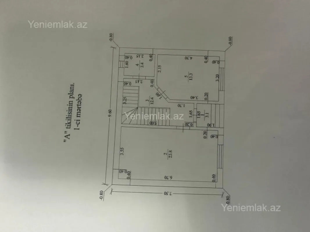 Satılır 4 otaqlı həyət evi 150 m²