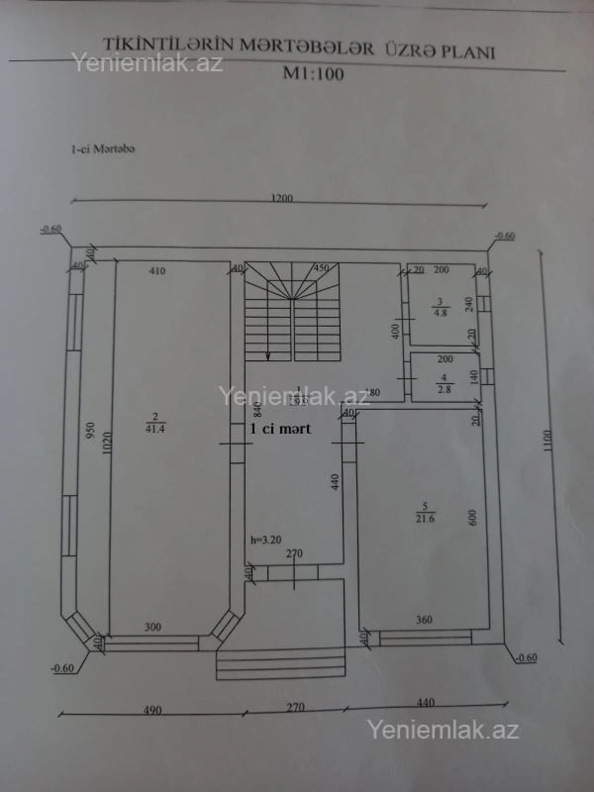 Satılır 6 otaqlı həyət evi 400 m²
