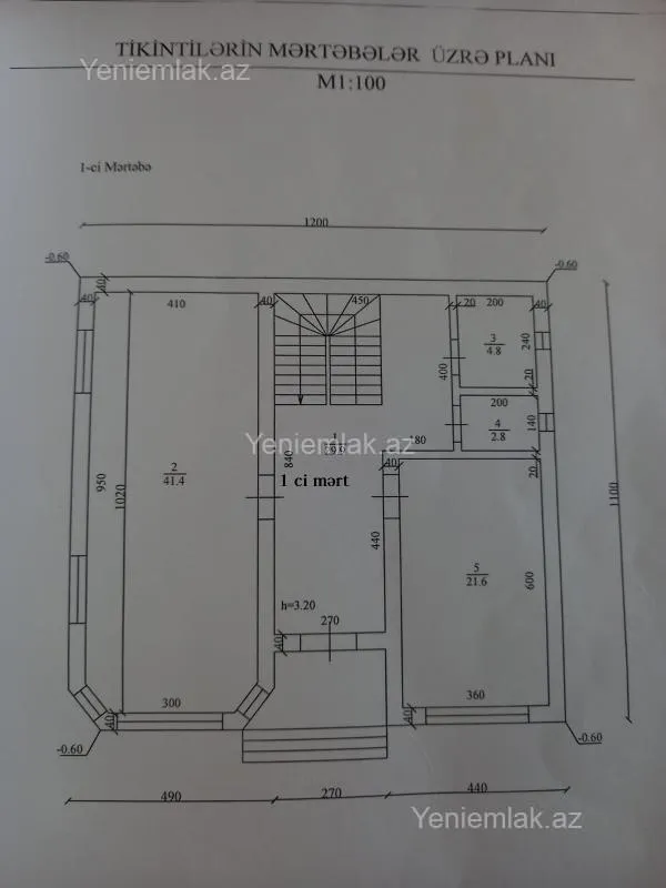Satılır 6 otaqlı həyət evi 400 m²