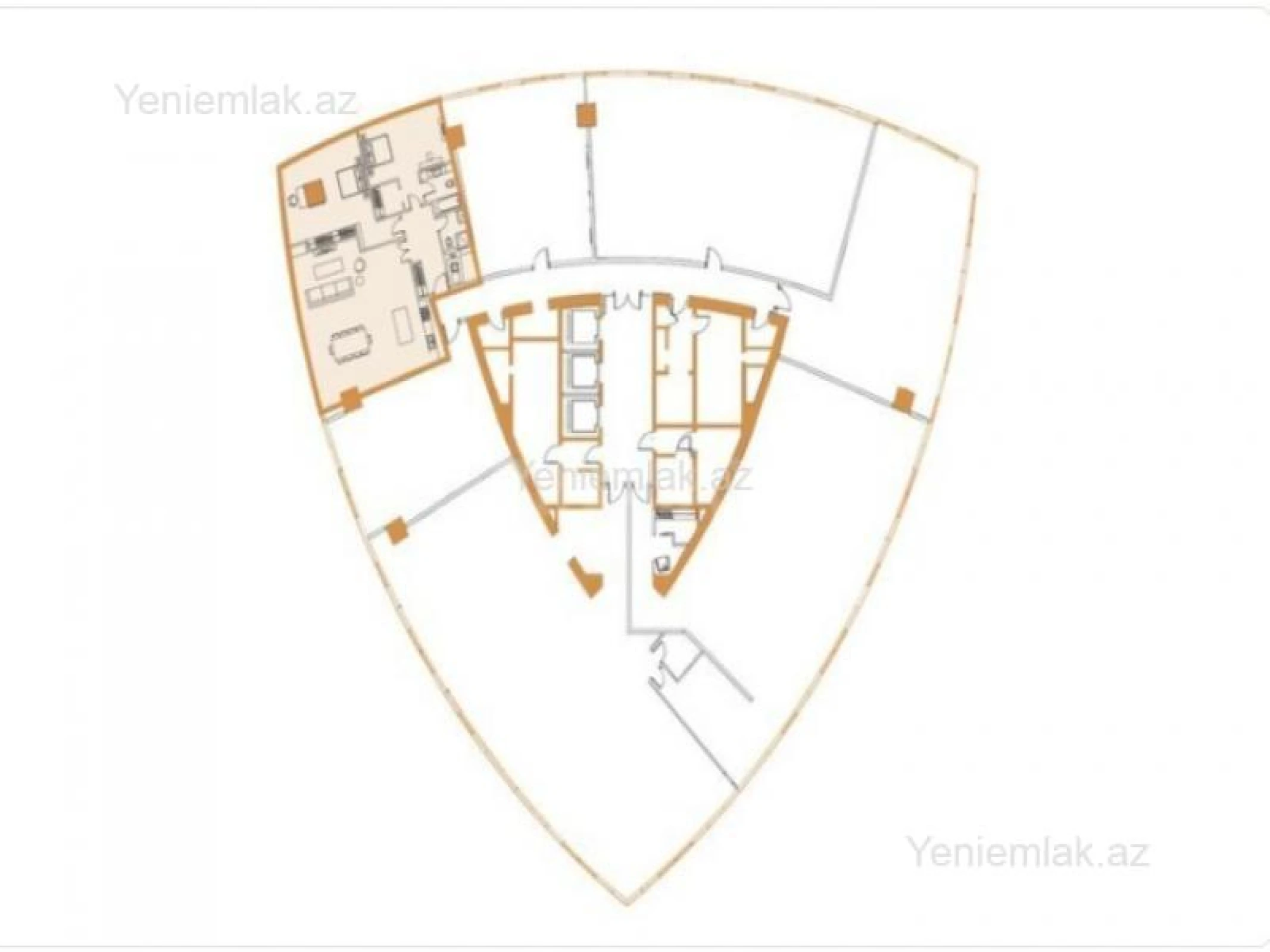 Satılır 3 otaqlı yeni tikili 173 m²