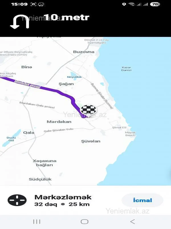 Satılır torpaq sahəsi