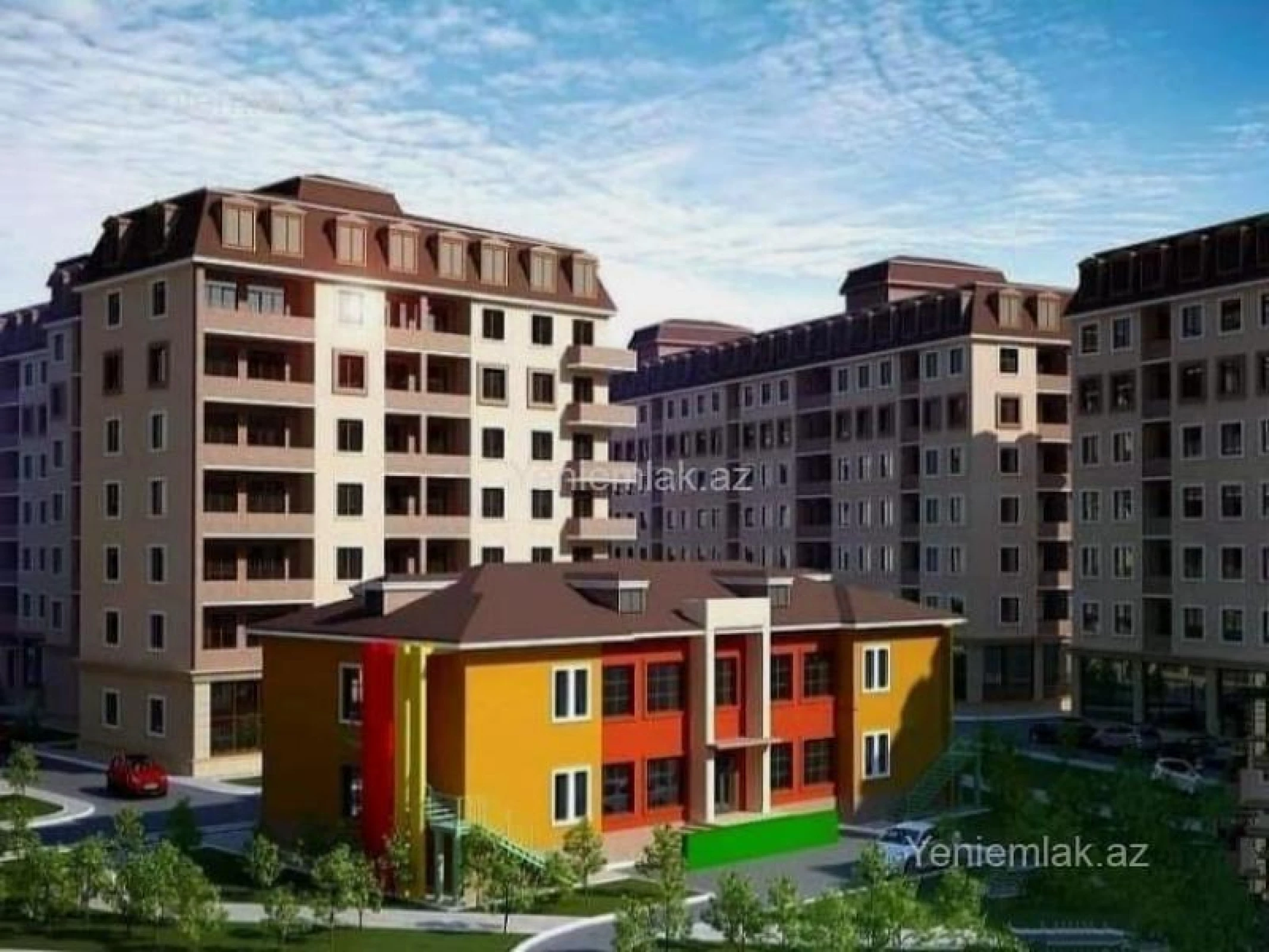 Satılır 2 otaqlı yeni tikili 55 m²