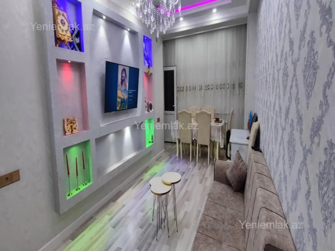 Satılır 2 otaqlı yeni tikili 76 m²