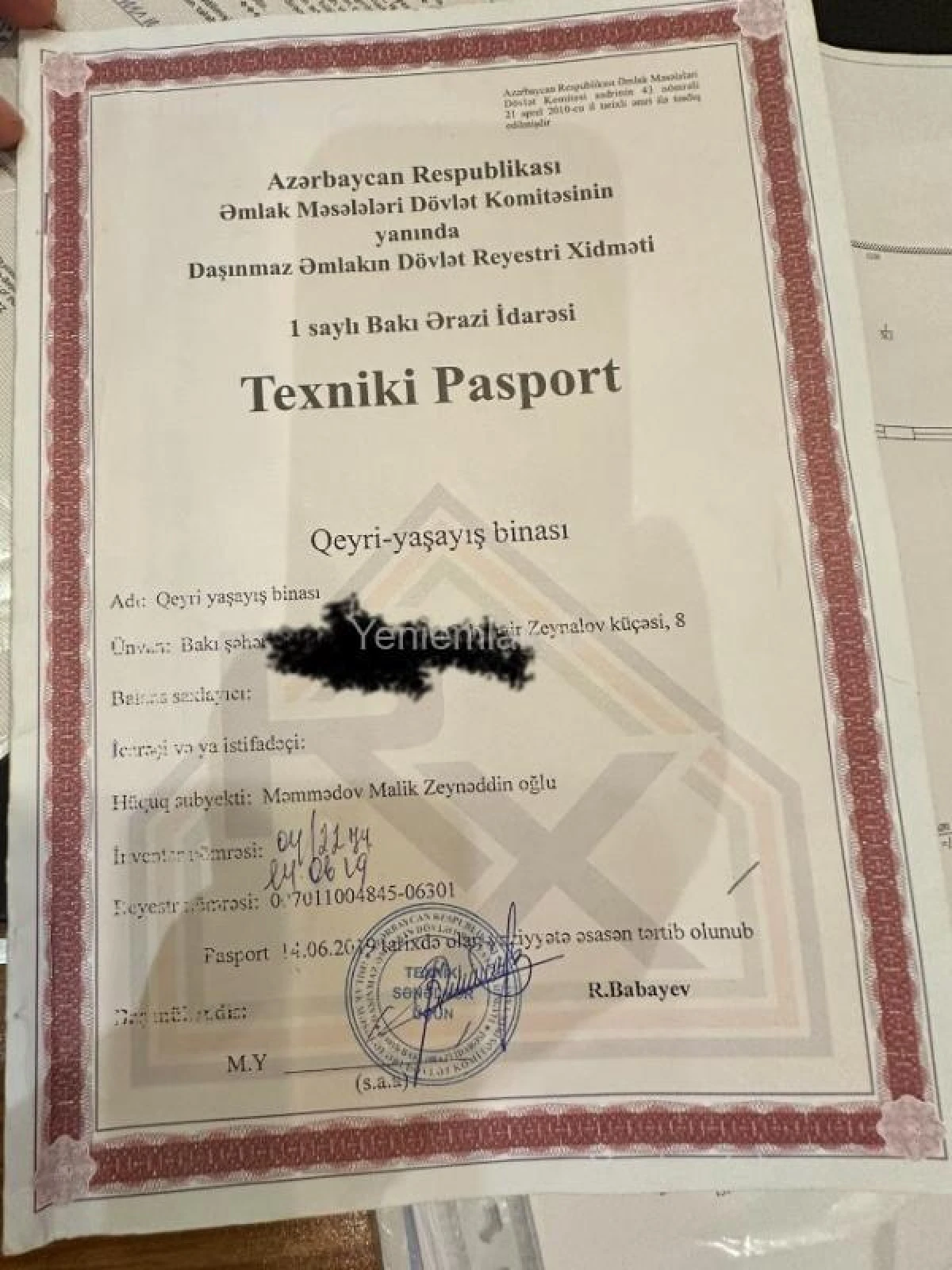 Satılır 8 otaqlı obyekt 500 m²