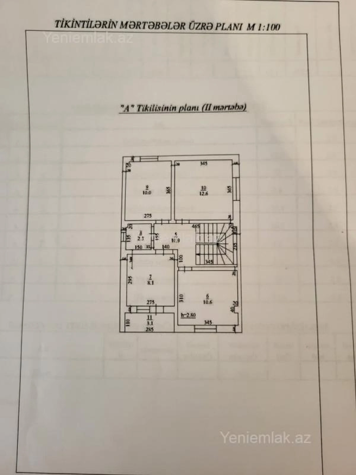Satılır 5 otaqlı həyət evi 130 m²