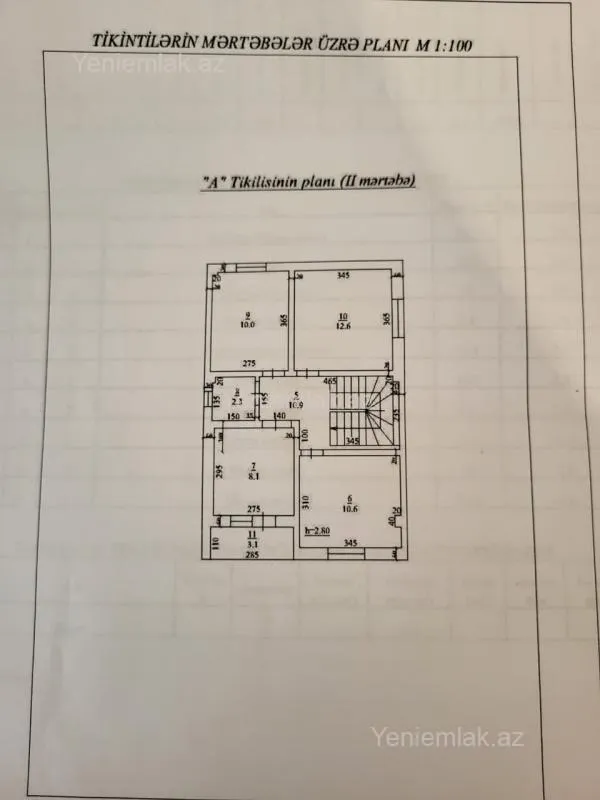 Satılır 5 otaqlı həyət evi 130 m²
