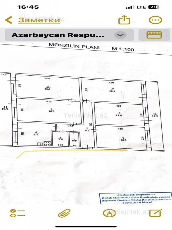 Satılır 5 otaqlı köhnə tikili 110 m²