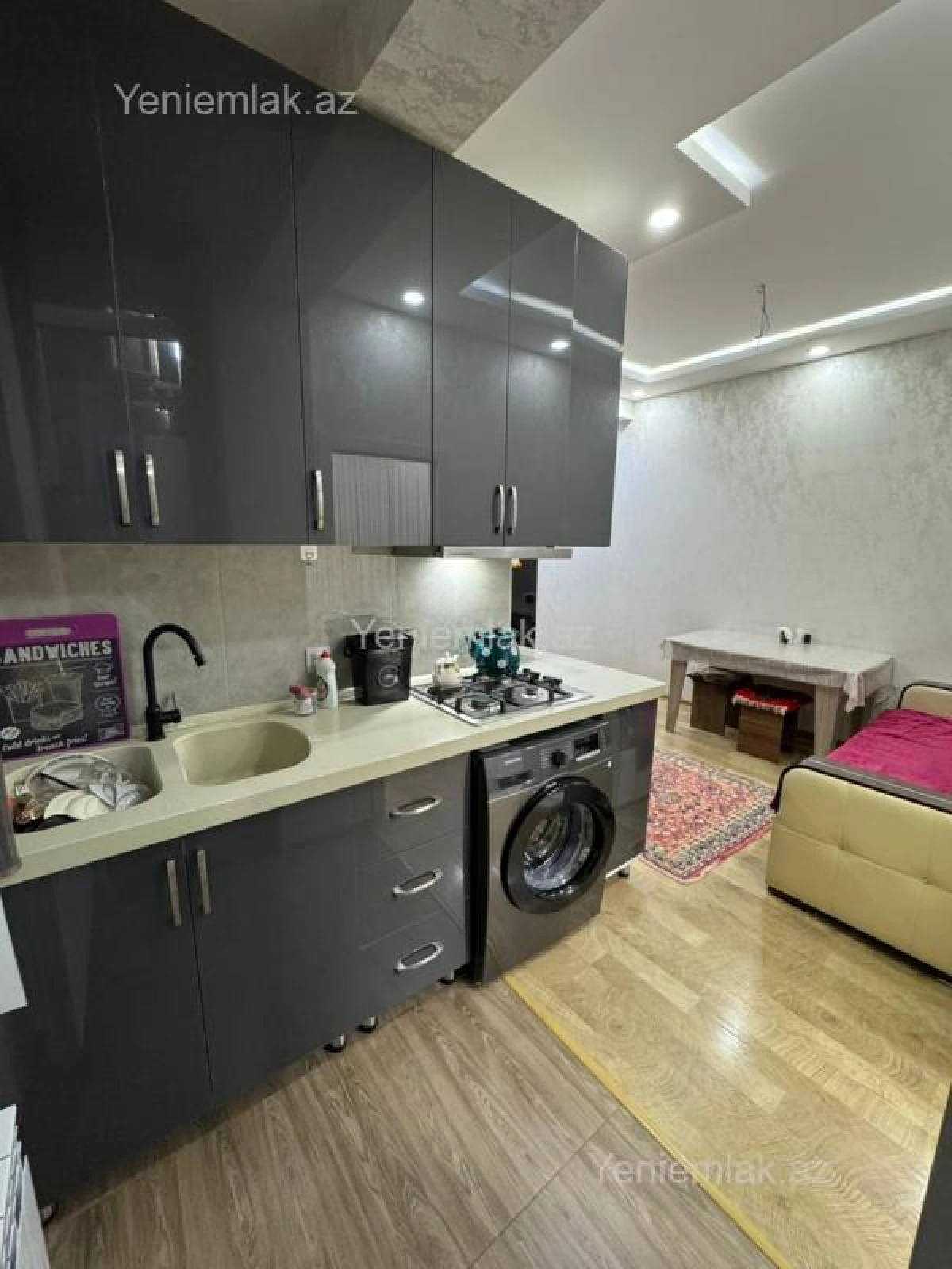 Satılır 2 otaqlı yeni tikili 37 m²
