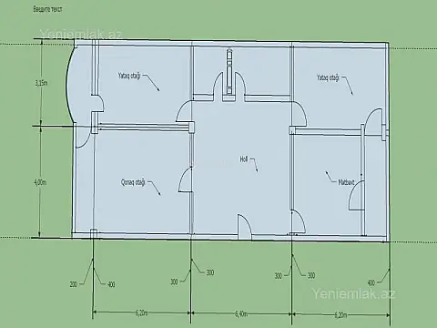 Satılır 3 otaqlı yeni tikili 140 m²