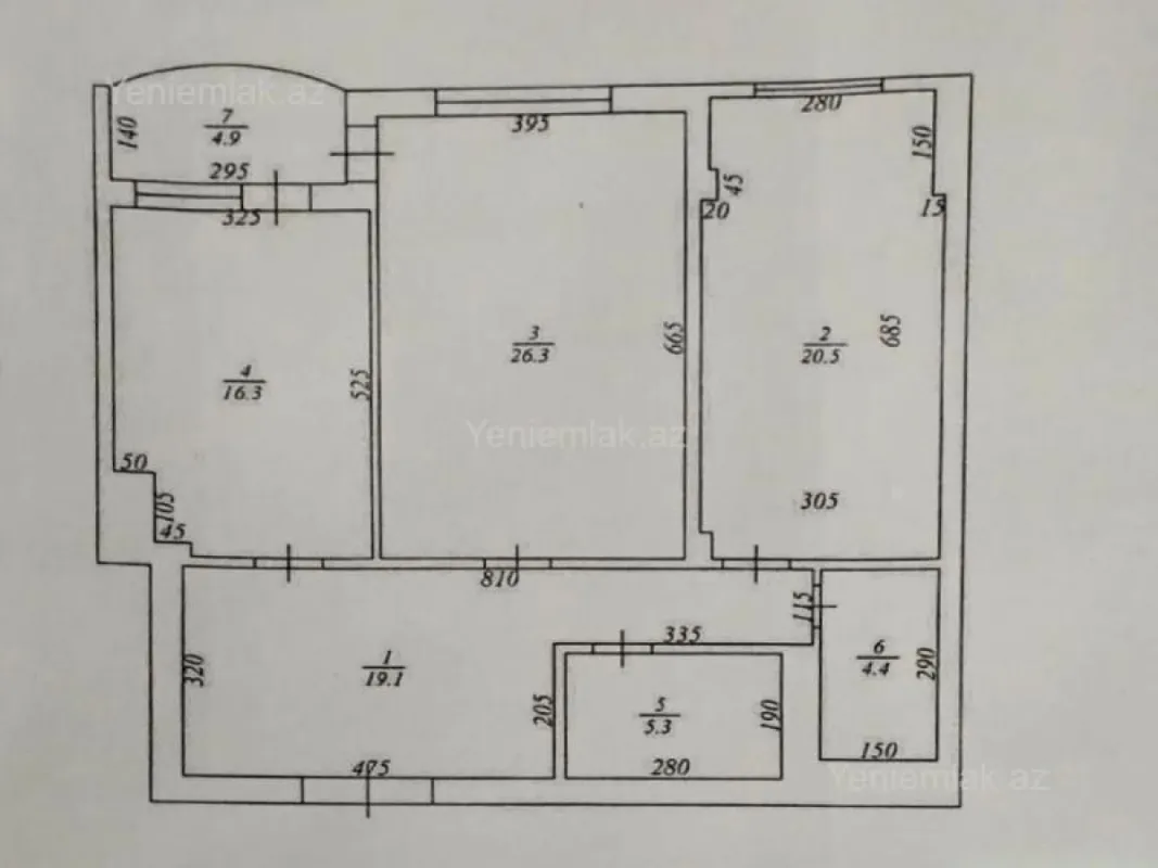 Satılır 2 otaqlı yeni tikili 105 m²