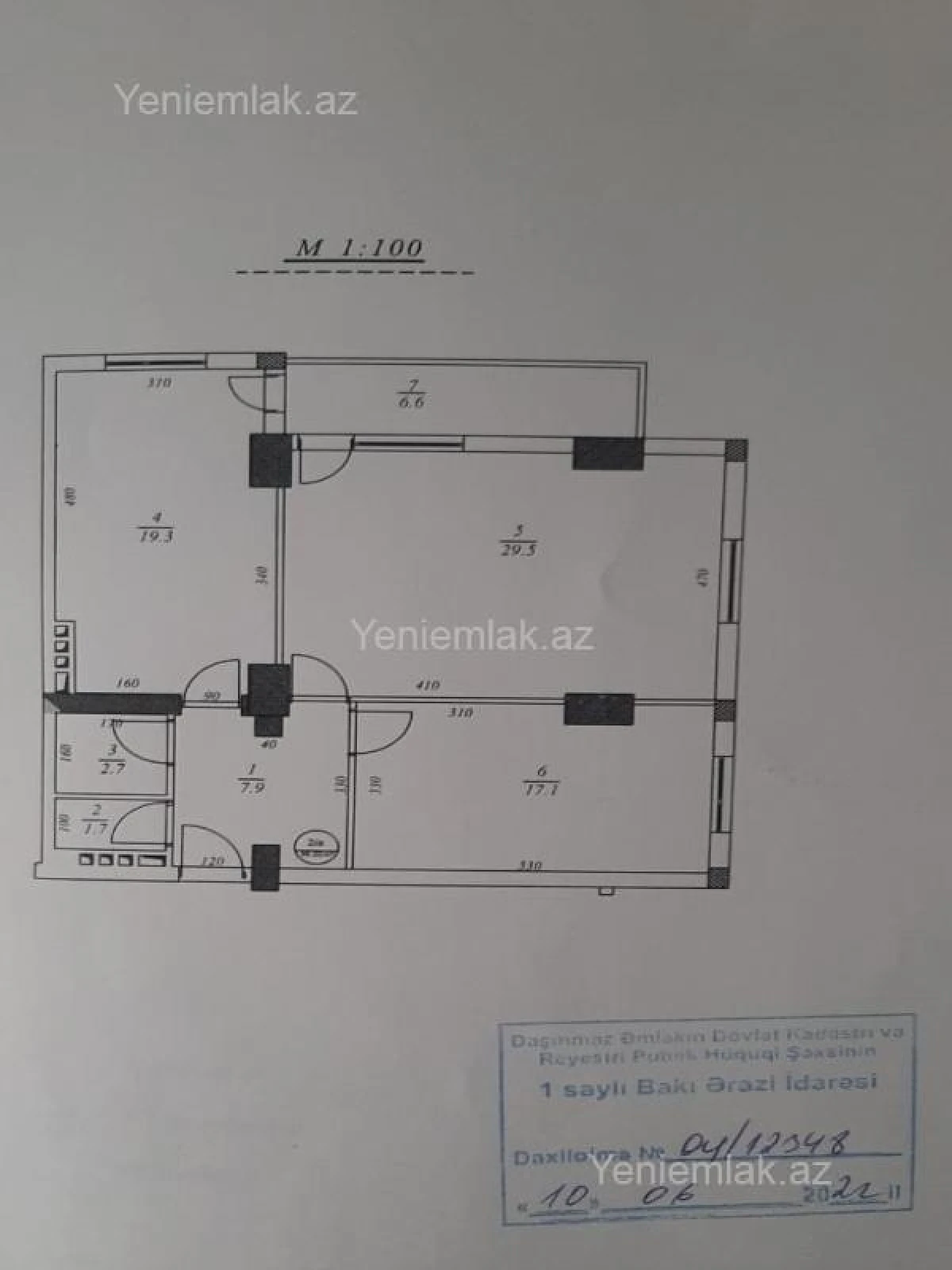 Satılır 2 otaqlı yeni tikili 90 m²