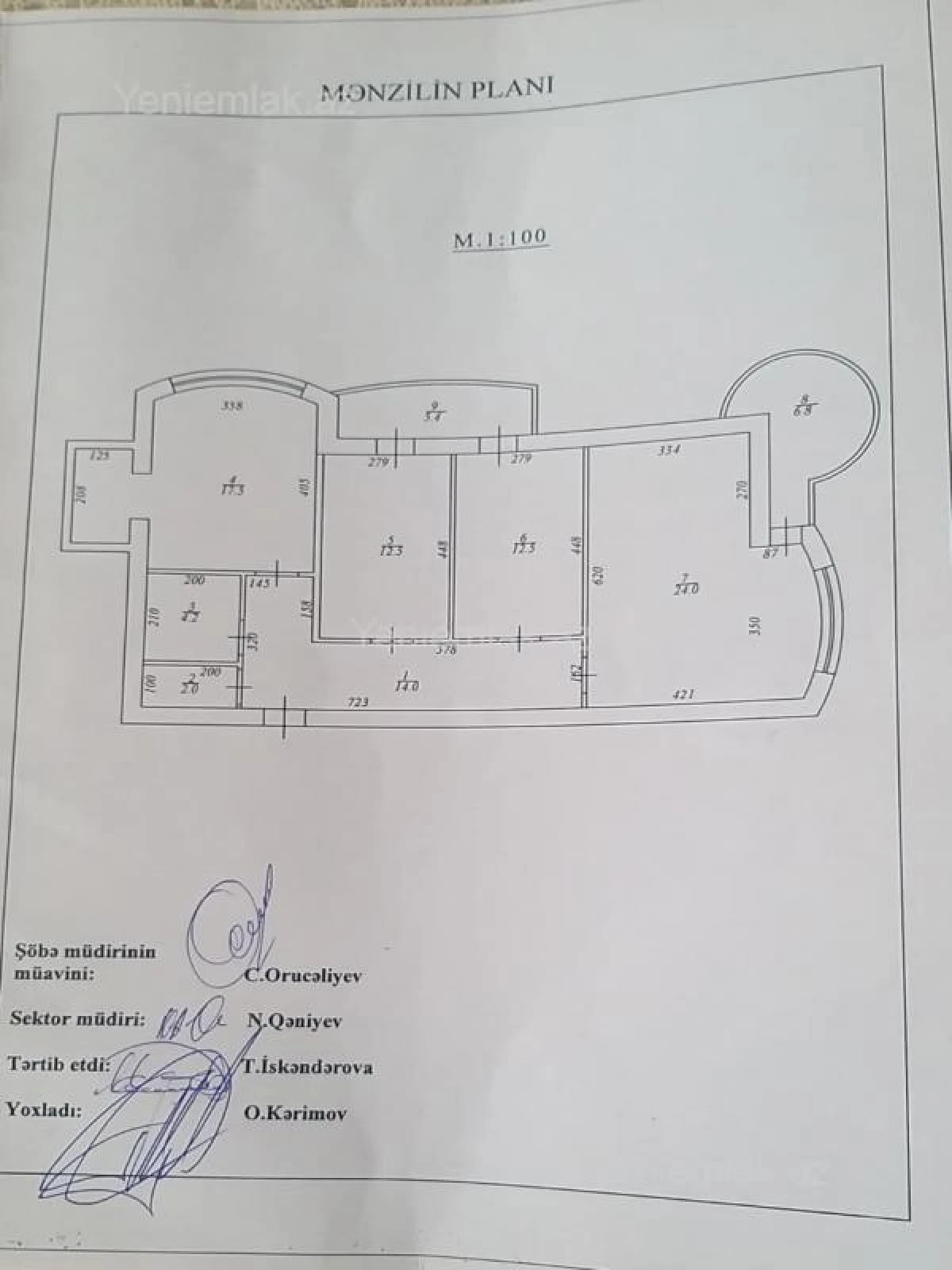 Satılır 3 otaqlı yeni tikili 100 m²