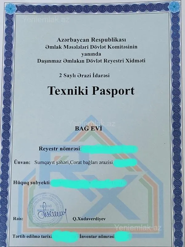 Satılır 2 otaqlı həyət evi 50 m²