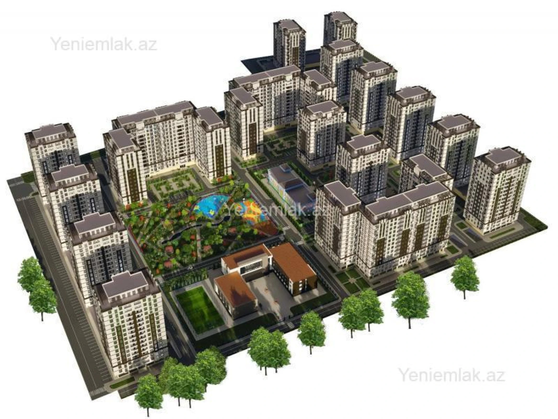 Satılır 3 otaqlı yeni tikili 107 m²