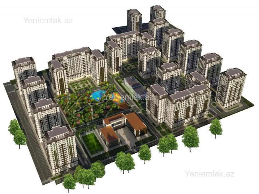 Satılır 3 otaqlı yeni tikili 107 m²