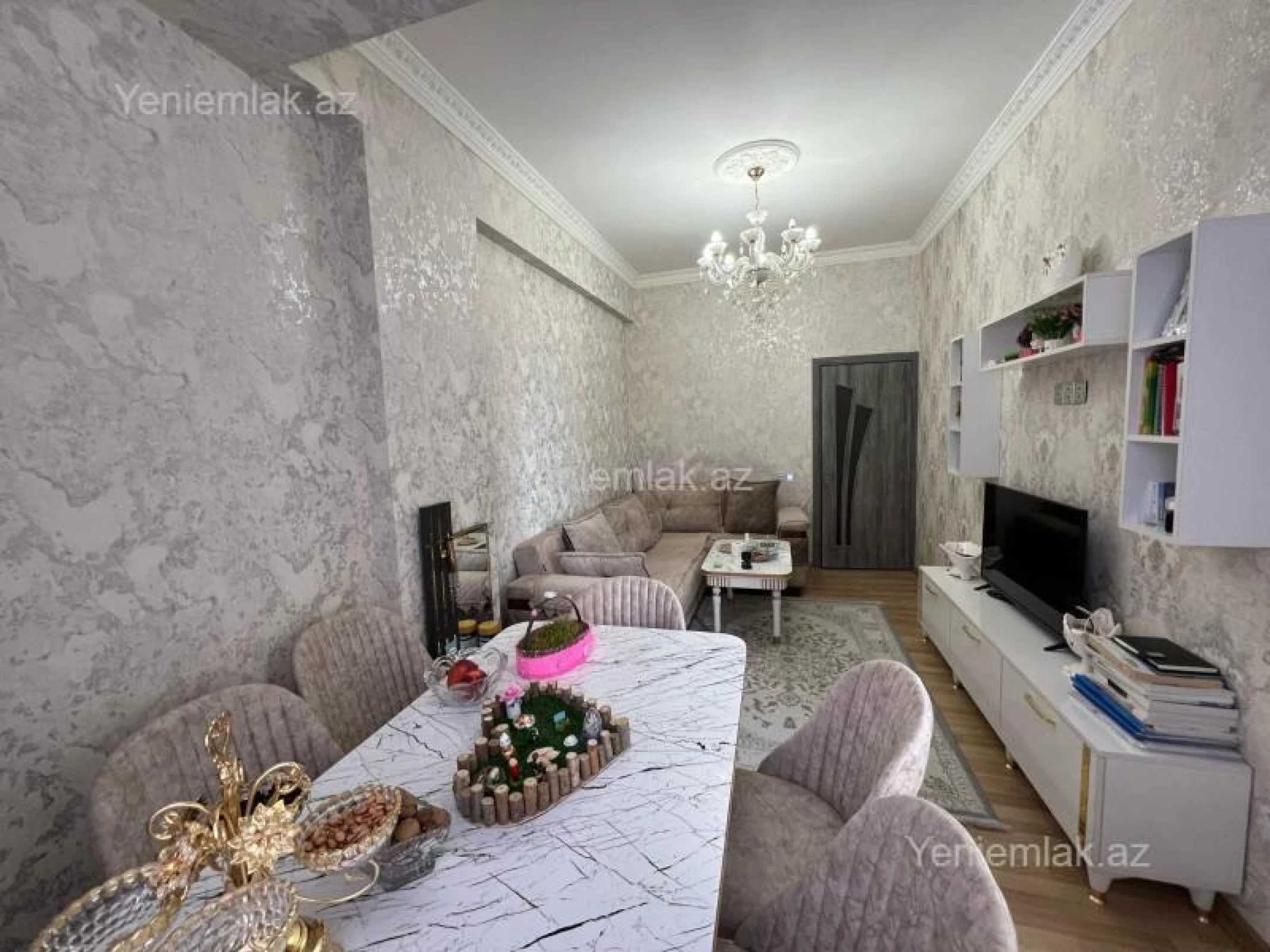 Satılır 2 otaqlı yeni tikili 57.5 m²