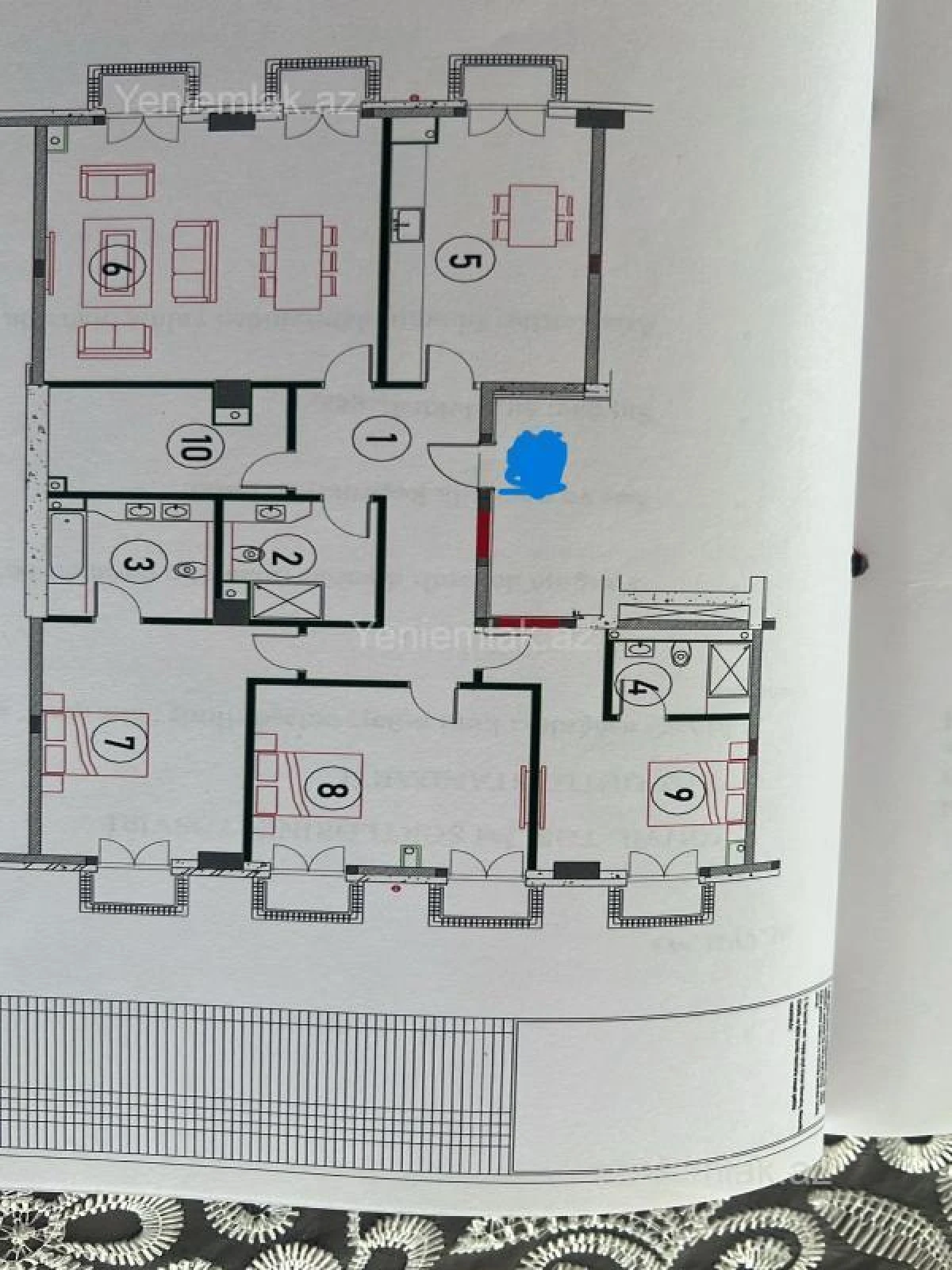 Satılır 5 otaqlı yeni tikili 185 m²