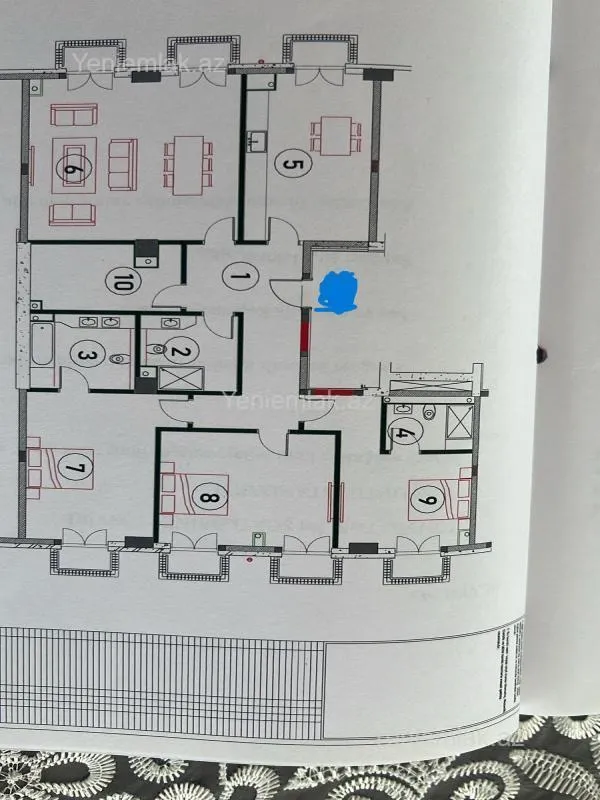 Satılır 5 otaqlı yeni tikili 185 m²