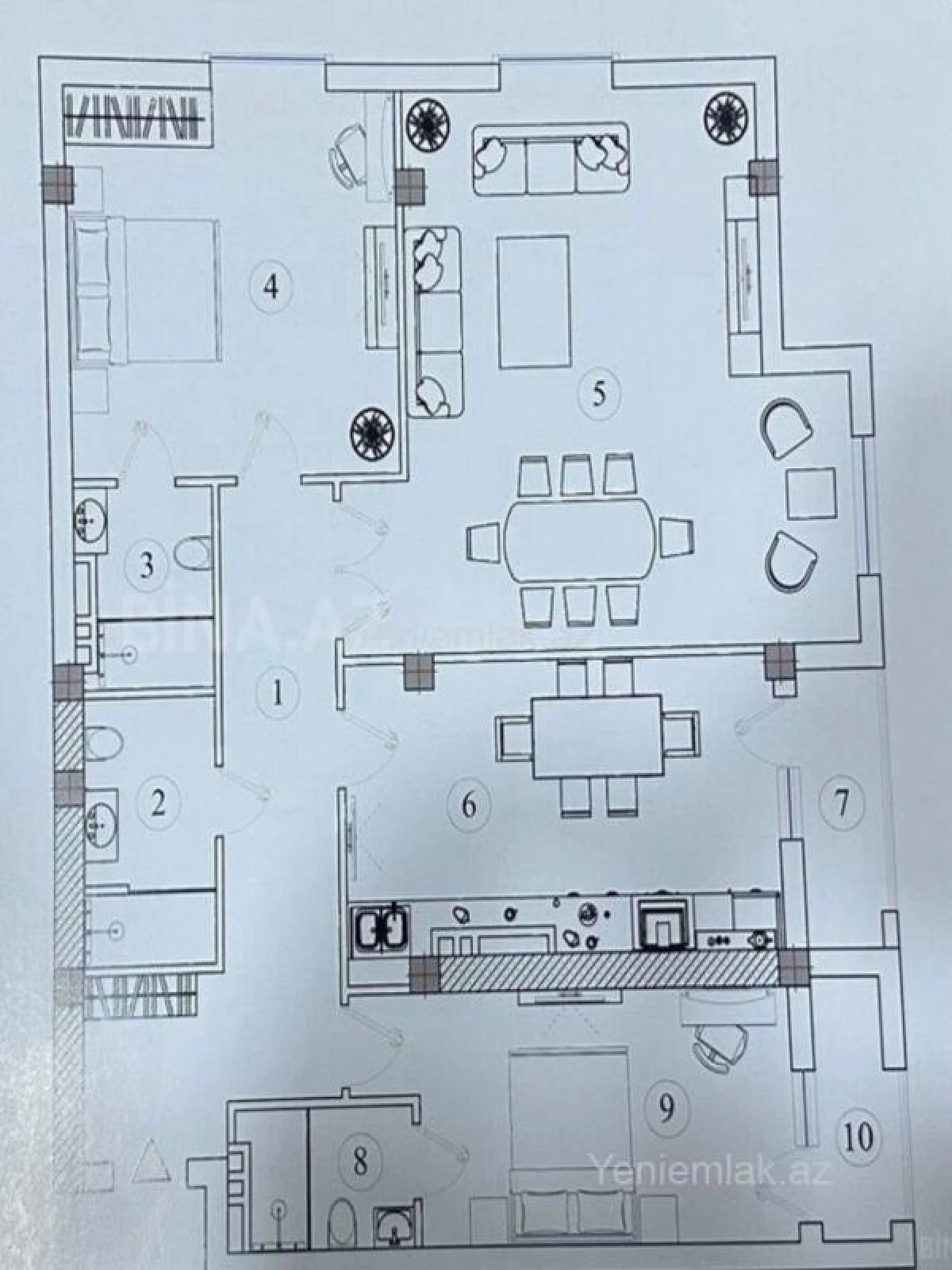 Satılır 3 otaqlı yeni tikili 143 m²