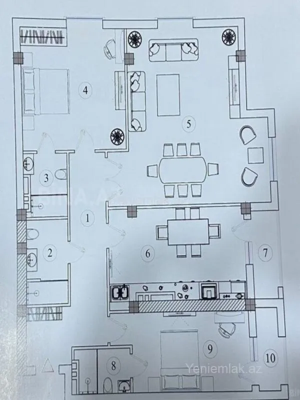 Satılır 3 otaqlı yeni tikili 143 m²