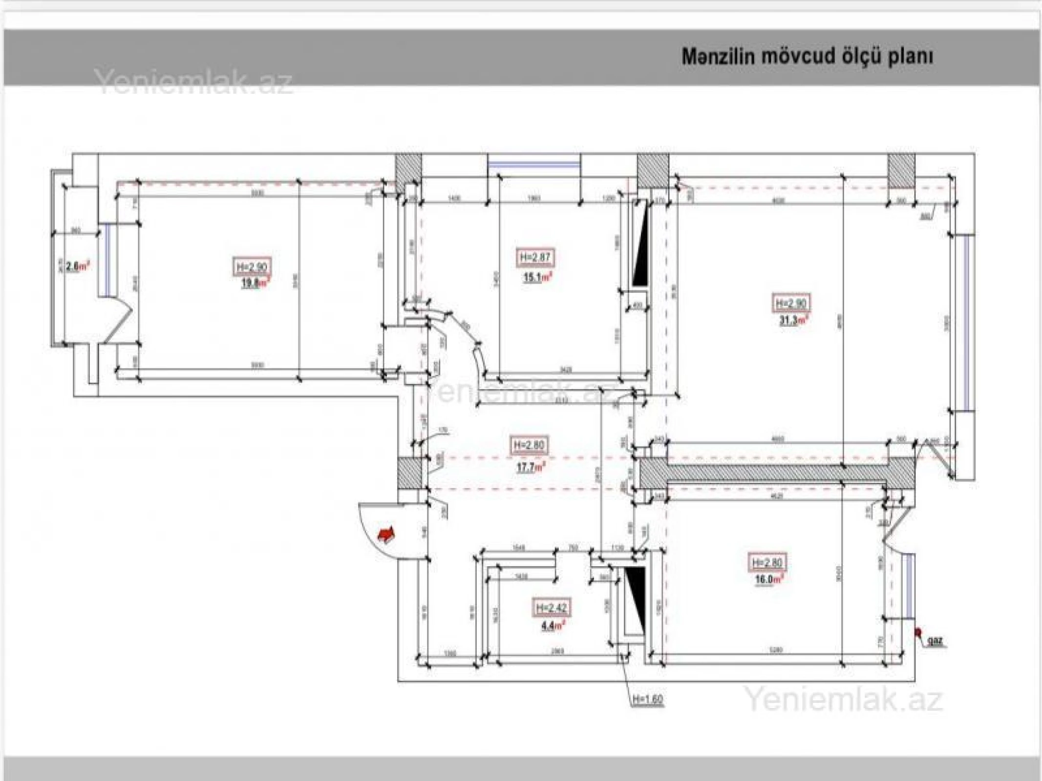 Satılır 3 otaqlı yeni tikili 110 m²