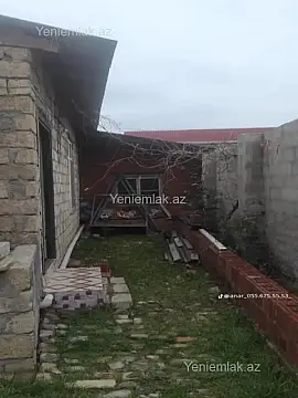 Satılır 3 otaqlı həyət evi 60 m²