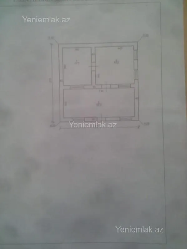 Satılır 2 otaqlı həyət evi 50 m²