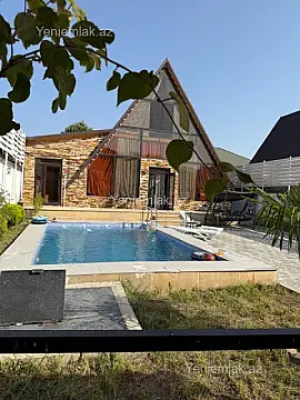 Satılır 4 otaqlı həyət evi 130 m² — Qəbələ 4 otaq 130.00 m²