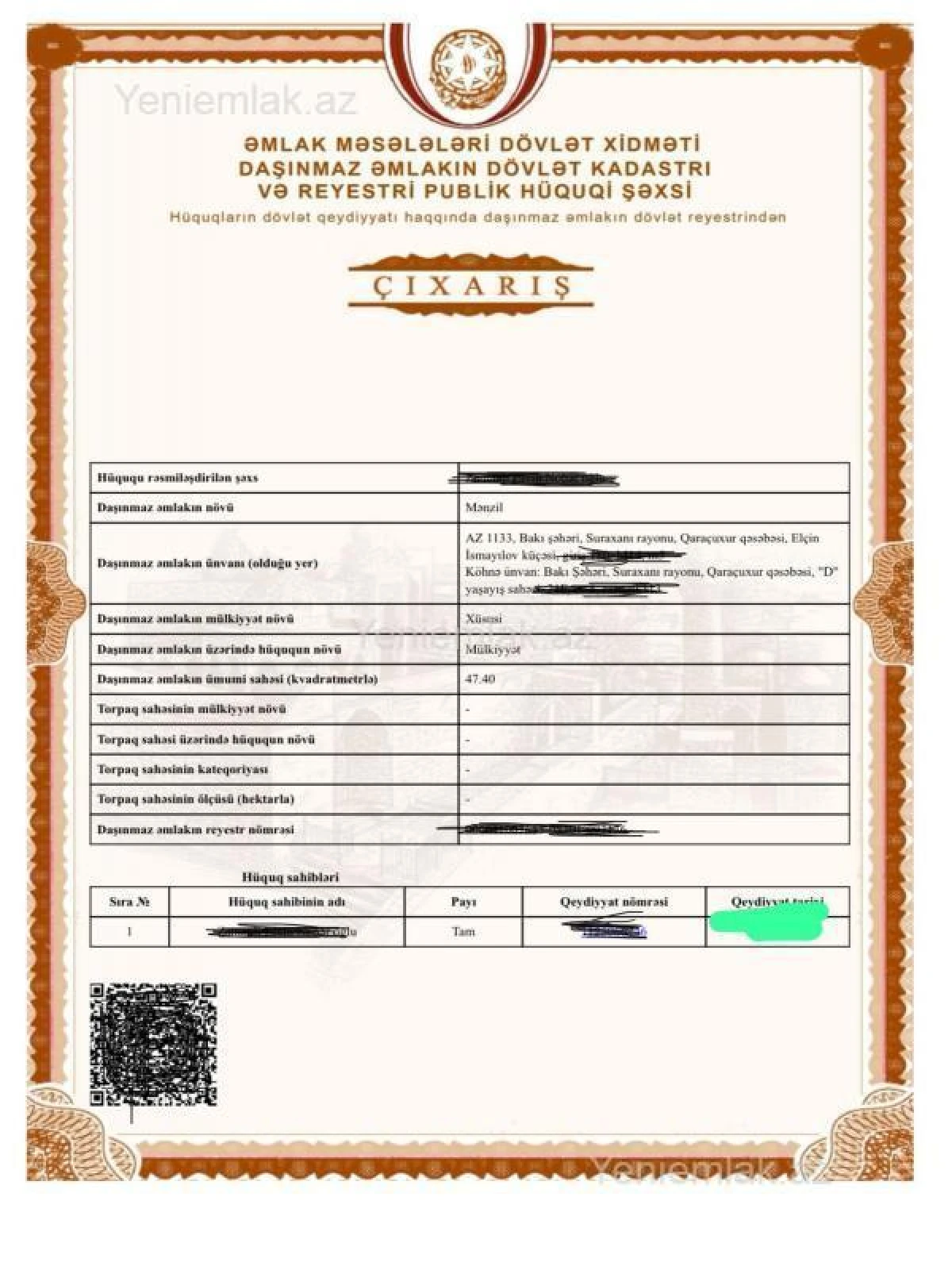 Satılır 2 otaqlı köhnə tikili 56 m²