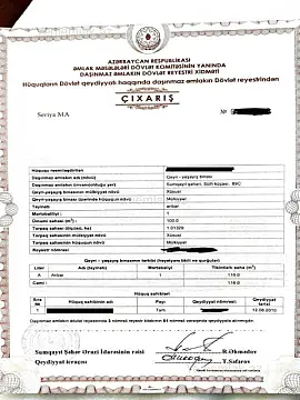 Satılır torpaq sahəsi