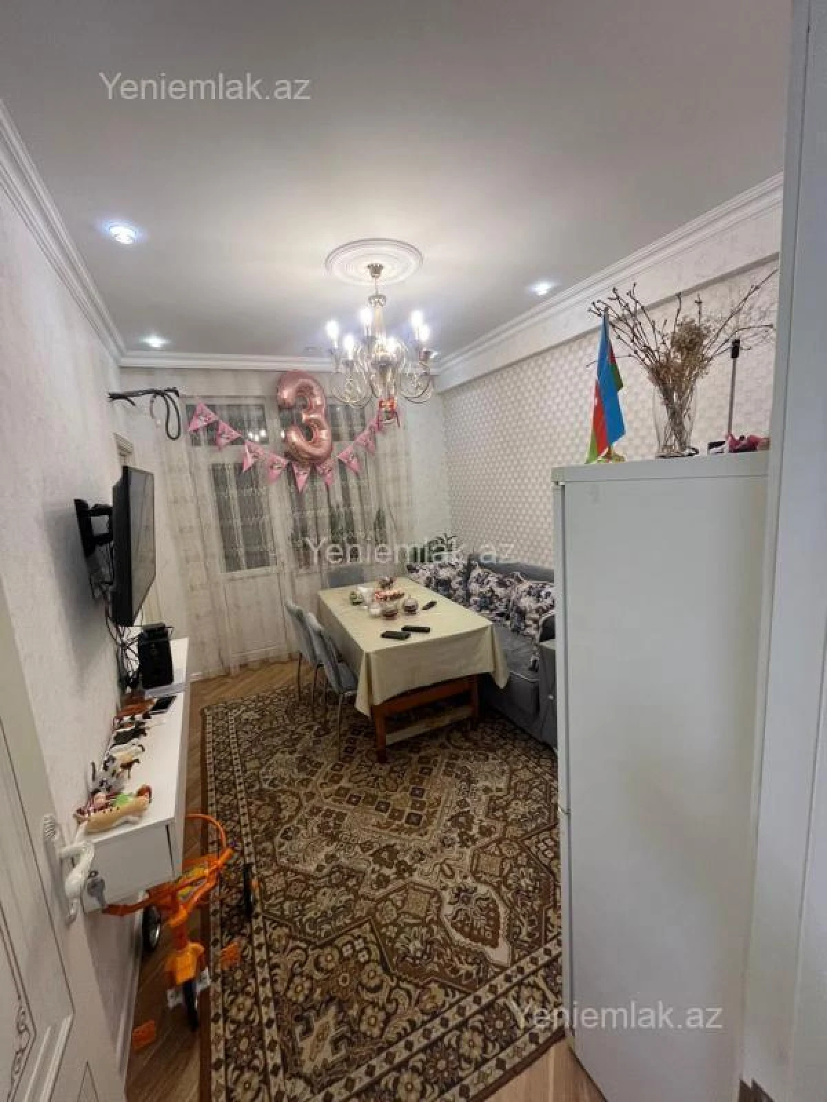 Satılır 3 otaqlı yeni tikili 53 m²