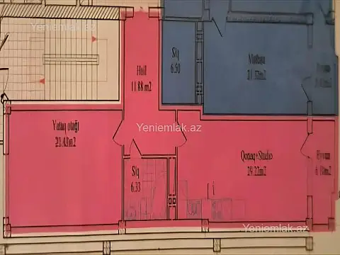 Satılır 2 otaqlı yeni tikili 83 m²