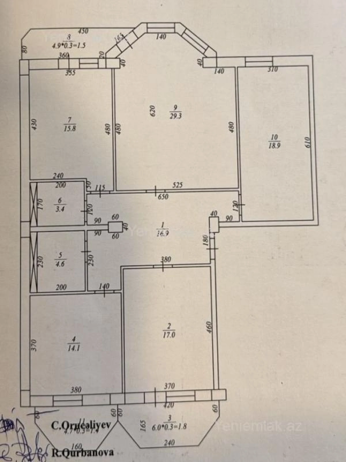 Satılır 4 otaqlı yeni tikili 137 m²