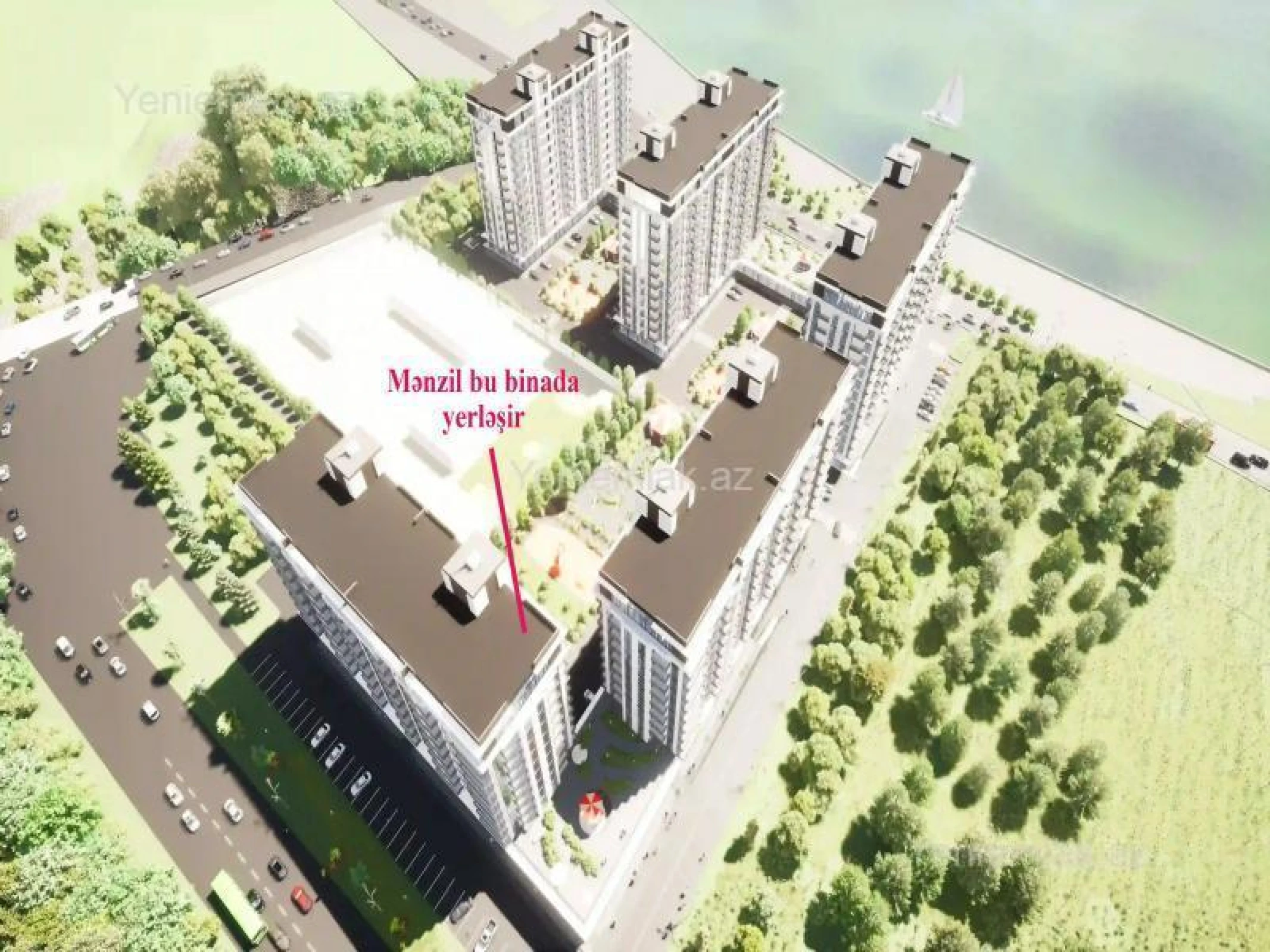 Satılır 2 otaqlı yeni tikili 61.1 m²