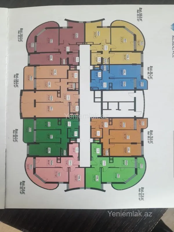 Satılır 3 otaqlı yeni tikili 130 m²