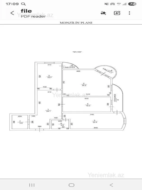 Satılır 3 otaqlı yeni tikili 133 m²