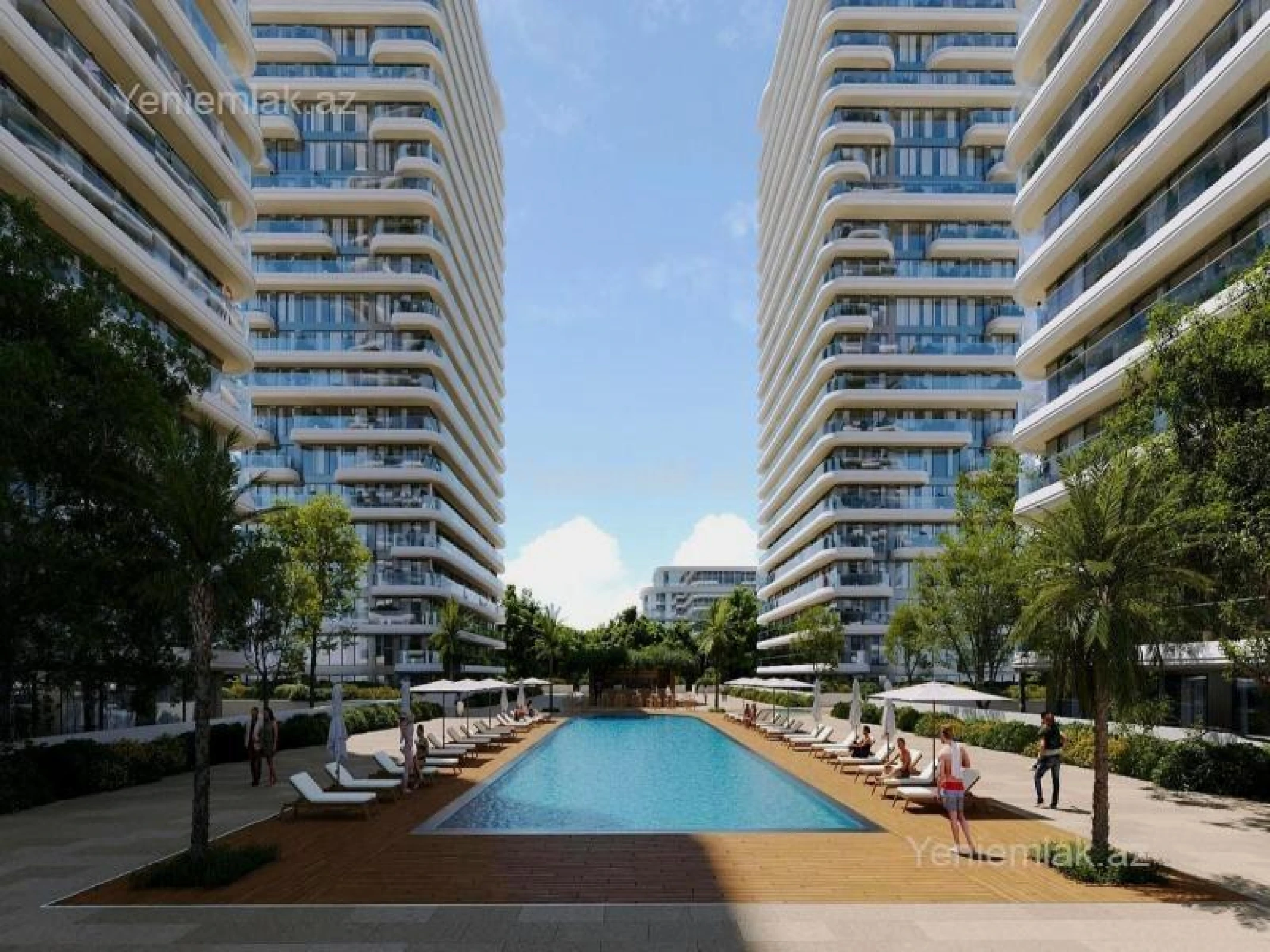 Satılır 1 otaqlı yeni tikili 56.3 m²